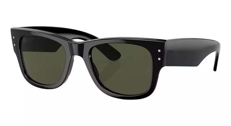 Imagem de Oculos De Sol Mega Wayfarer Preto Lente Verde - Imp Italia