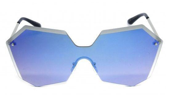 Imagem de Óculos de Sol Metal Feminino Azul