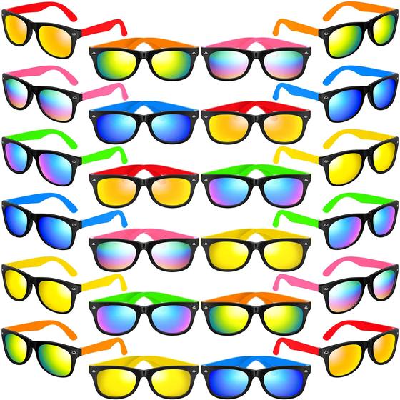 Imagem de Óculos de Sol Neon GINMIC Kids - Pacote com 24 Unidades - Proteção UV400