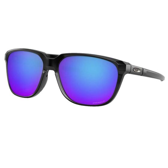 Imagem de Óculos de Sol Oakley Anorak Polished Black W/ Prizm Sapphire Polarized