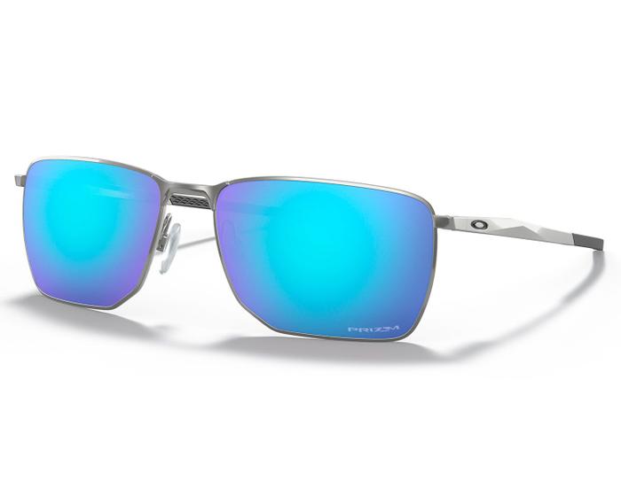 Imagem de Óculos de Sol Oakley Ejector Satin Chrome Prizm Sapphire