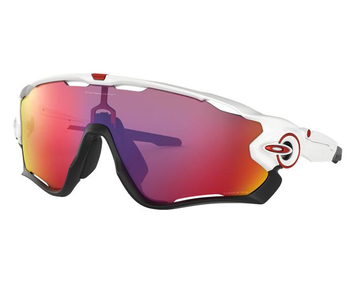 Imagem de Óculos de Sol Oakley Jawbreaker Polished White Prizm Road