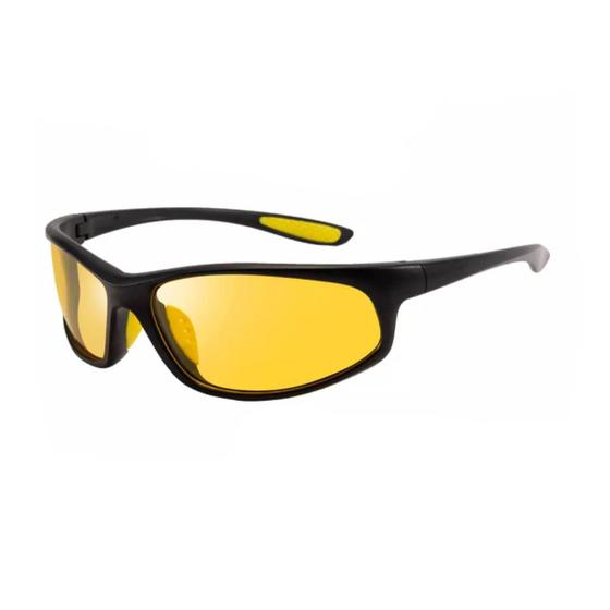 Imagem de Óculos De Sol Polarizado Masculino Ciclismo Esportivo Bike Proteção Uv400 Lente Amarelo S0