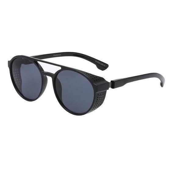 Imagem de Óculos de Sol Polarizado Steampunk Esportivo Proteção Lateral Vintage Alok Gótico - Premium UV400