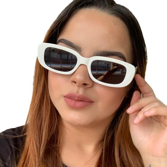 Imagem de Oculos De Sol Quadrado Classico Retro Masculino Feminino