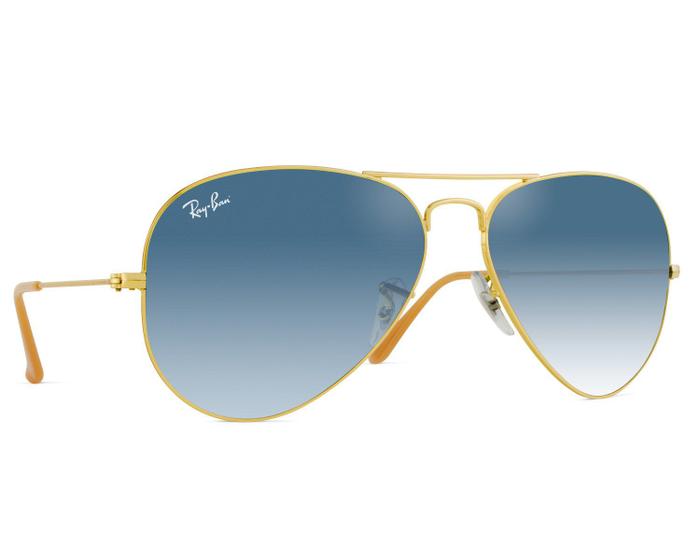 Imagem de Óculos de Sol Ray Ban Aviador RB3025L 001/3F-55