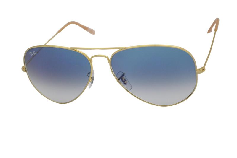 Imagem de óculos de sol Ray Ban aviator large mod rb3025L 001/3F tamanho 62