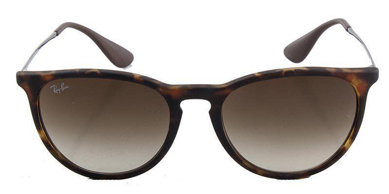 Imagem de Óculos De Sol Ray Ban Erika Rb4171 865/13 Tartaruga Emborrachada Lente Marrom