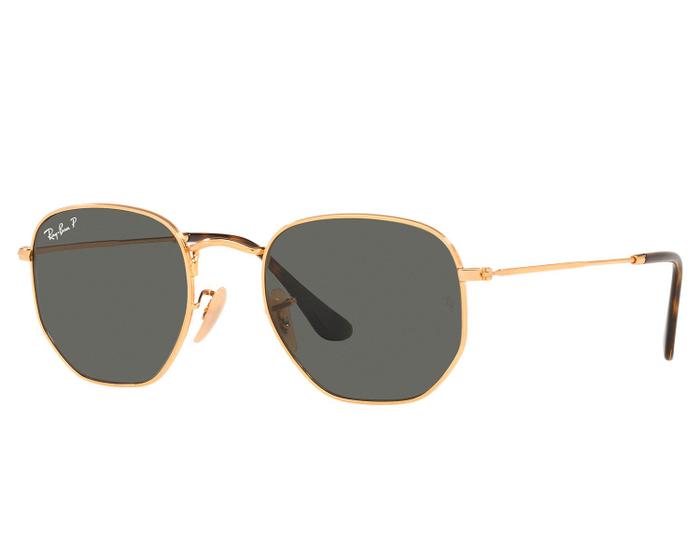 Imagem de Óculos de Sol Ray Ban Hexagonal Polarizado RB3548NL 001/58-54