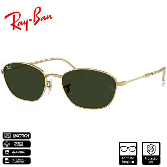 Imagem de Óculos de Sol Ray-Ban Original RB3749 Dourado Arista Polido Verde Clássico G-15 - RB3749 001/31 58-18