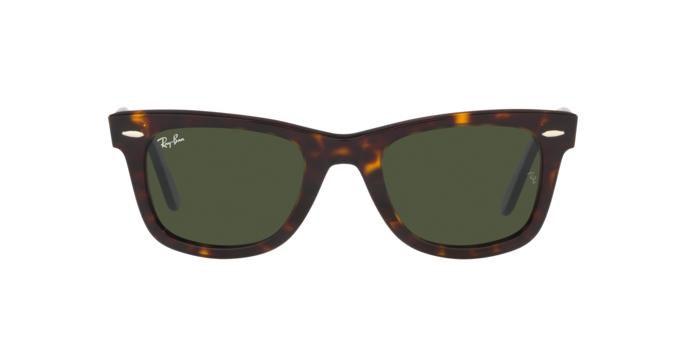 Imagem de Óculos de Sol Ray-Ban Wayfarer RB2140 135931 Tartaruga Lente Verde Tam 50