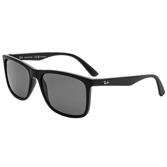 Imagem de Óculos de Sol Retangular Ray-Ban RB4373L Preto Fosco 606981
