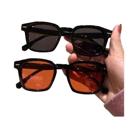 Imagem de Óculos De Sol Retangulares Vintage Unissex Design De Moda Retrô Olho De Gato UV400 Óculos De Sol