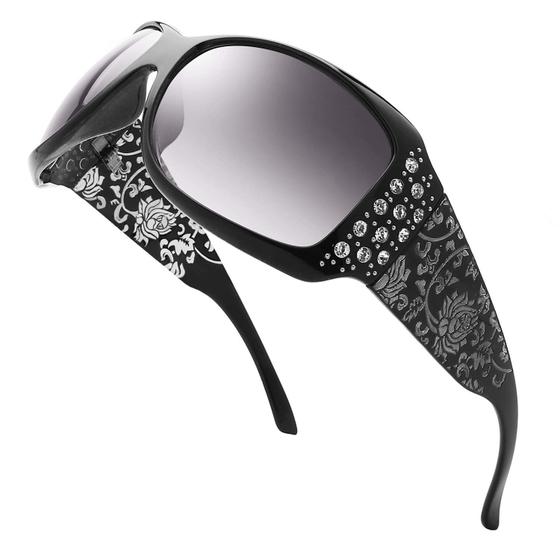 Imagem de Óculos de sol The Fresh Trendy Classic L702-Crystal Preto/Floral