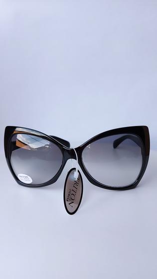 Imagem de Óculos de Sol Triton Eyewear P11096 Acetato Borboleta Preto