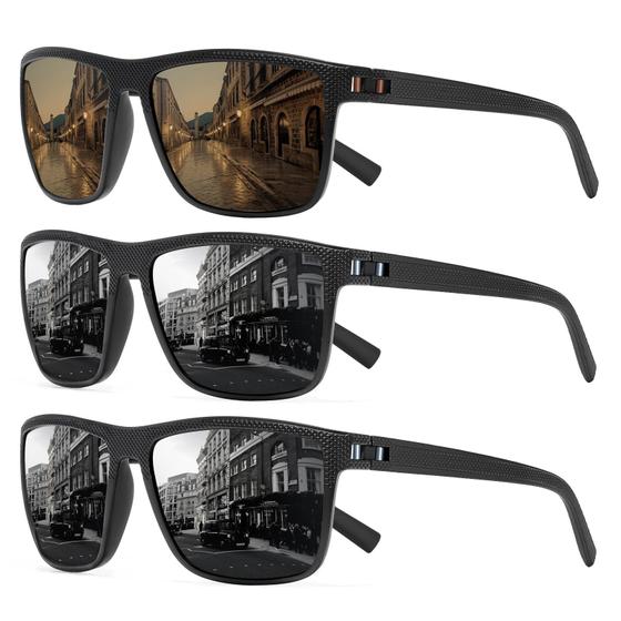 Imagem de Óculos de sol TURBOPEP Square Polarized Lightweight UV400