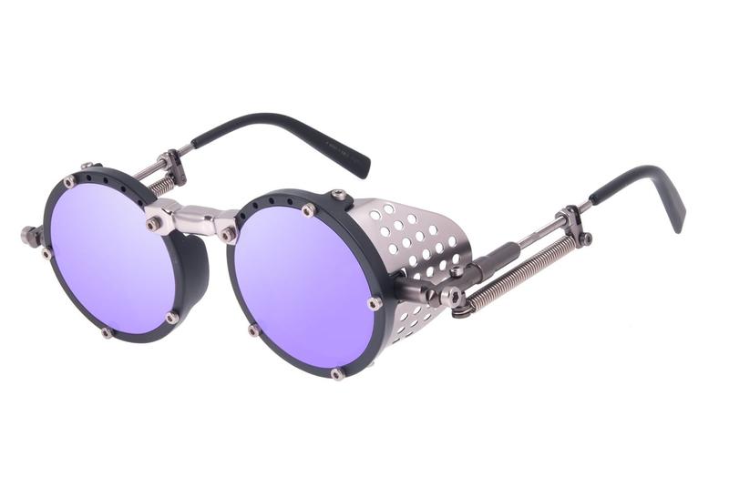 Imagem de Óculos de Sol Unissex Alok Tech In Style Icônico Steampunk Fashion Espelhado