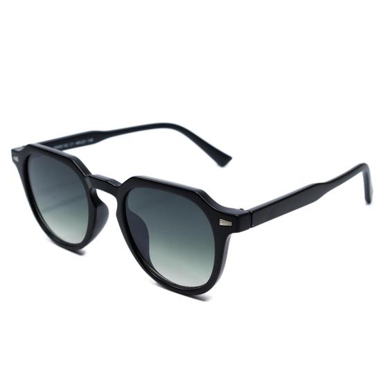 Imagem de Óculos de Sol Unissex Hexagonal Da Moda Varias Cores Lentes UV400 Acompanha Case
