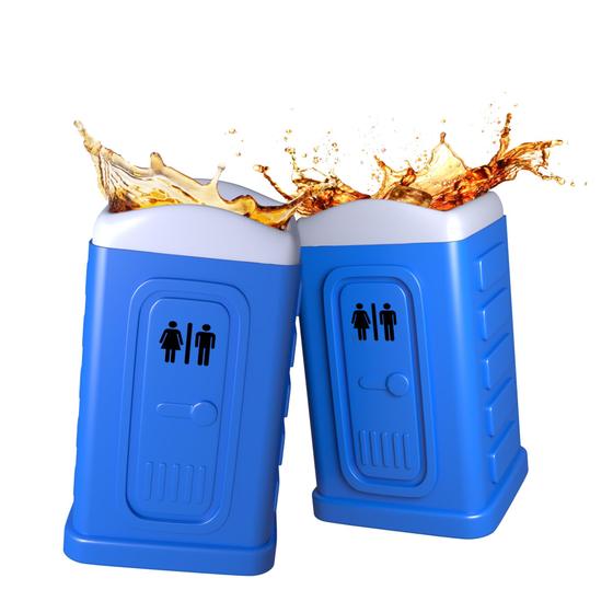 Imagem de Óculos de tiro HeroFiber Porta Potty Funny Gag Gifts 60 ml