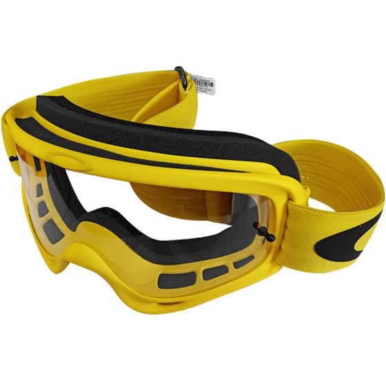 Imagem de Óculos Goggle Oakley O Frame MX Moto Yellow/Lente Clear