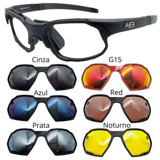 Imagem de Oculos HB Rush 10276 243 com 6 Clipons