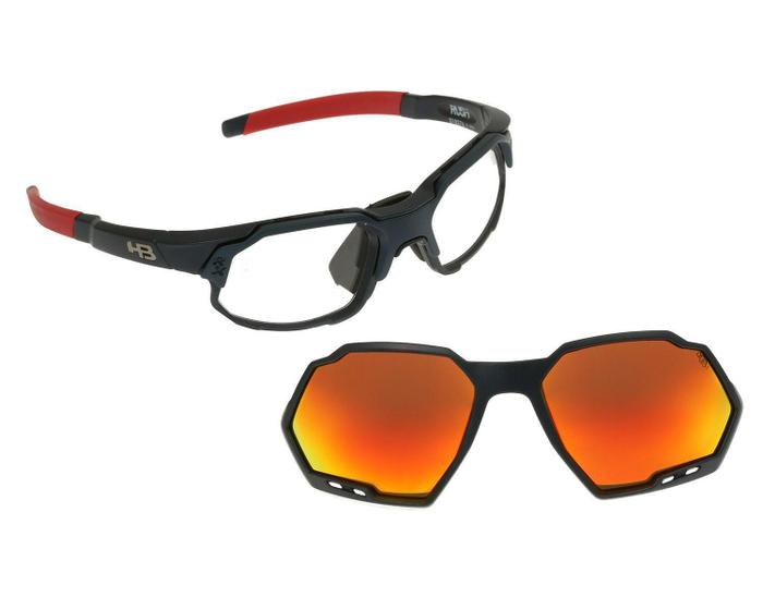 Imagem de Óculos Hb Rush Matte Navy Multi Red P/ Uso com Grau