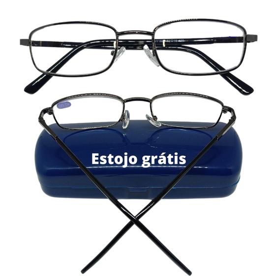 Oculos Leitura Descanso perto Metal Classico - De +1,00 A +4,00 Menor preço em Oculos Leitura Descanso perto Metal Classico - De +1,00 A +4,00
