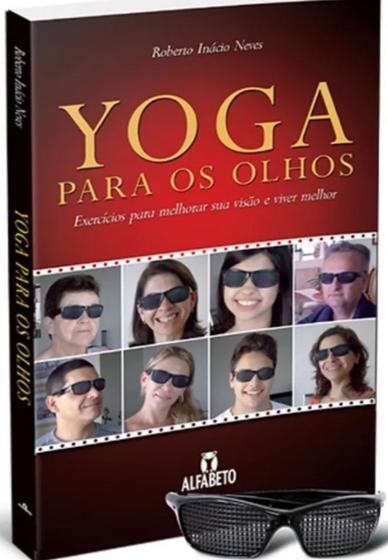 Imagem de Óculos + Livro Yoga P/ Os Olhos - óculos Furadinho Reticulado