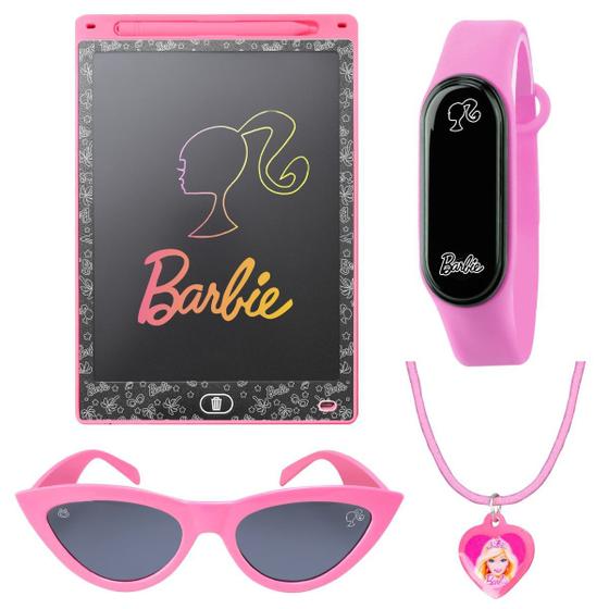 Imagem de Oculos + lousa magina tablet barbie LED + colar