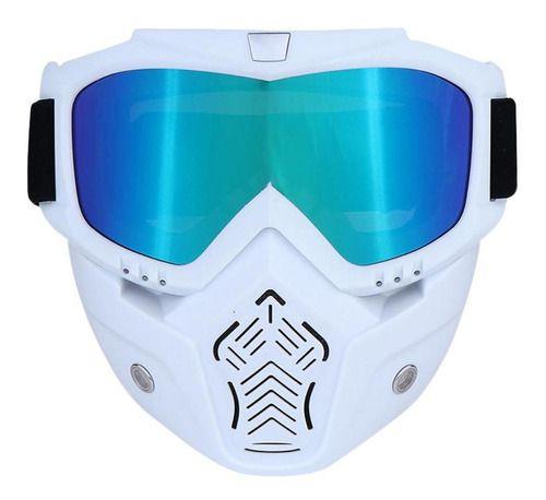 Imagem de Óculos Mascara Motocross Airsoft Paintball Tático Destacável
