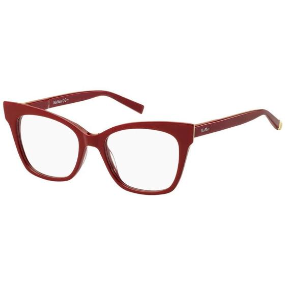 Imagem de Óculos Max Mara Mm1318 C9A 51 Vermelho Escuro Gatinho