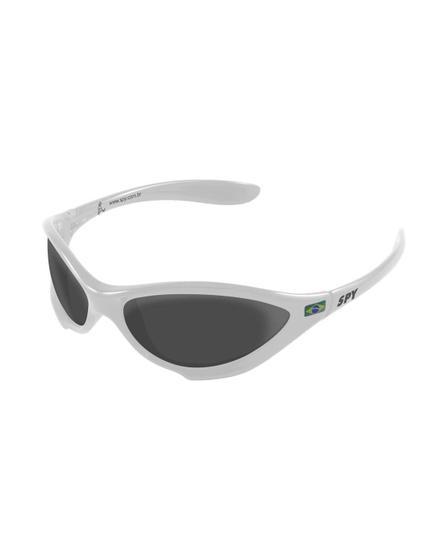 Imagem de Óculos Modelo Spy 45 Twist Branca Lentes: Cinza Sem Espelho