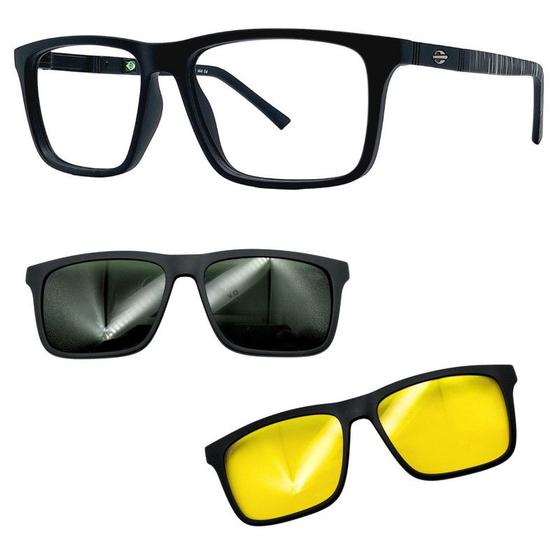 Imagem de Oculos Mormaii 6112 Swap 4 ACO Com 2 Clipons G15 e Nortuno