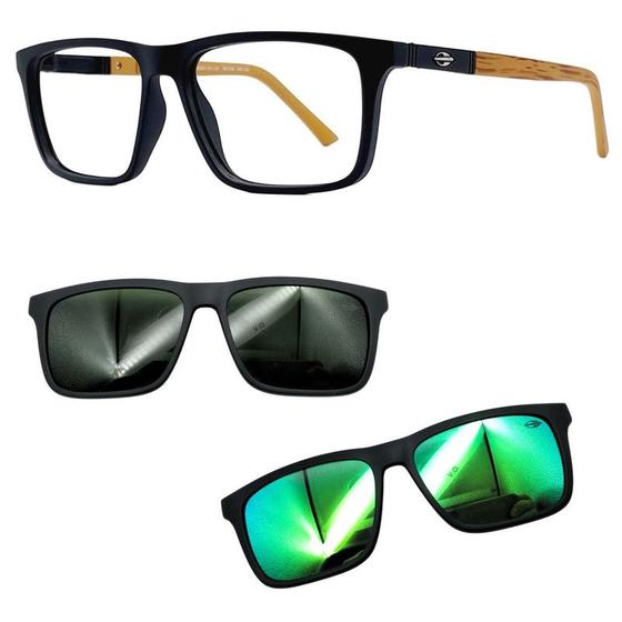 Imagem de Oculos Mormaii 6112 Swap 4 AFL Com 2 Clipons G15 e Verde