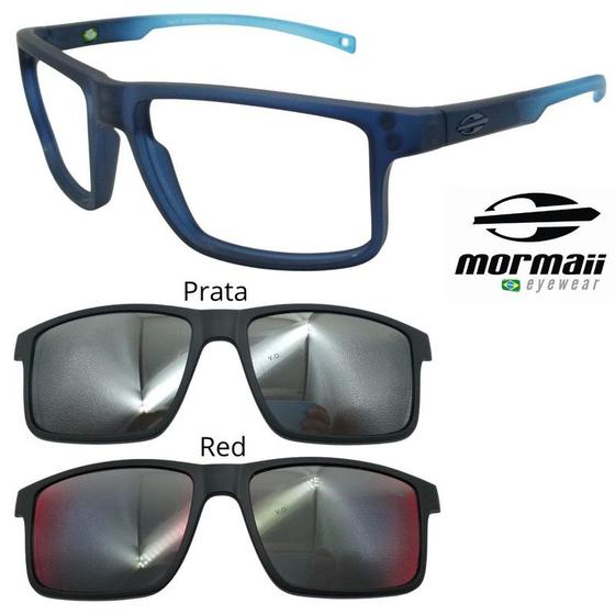 Imagem de Oculos Mormaii 6127 Swap 5 KC6 Com 2 Clipons RED e Prata