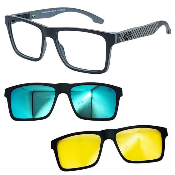 Imagem de Oculos Mormaii Swap NG 2 6153 AGA com 2 Clipons - Escolha