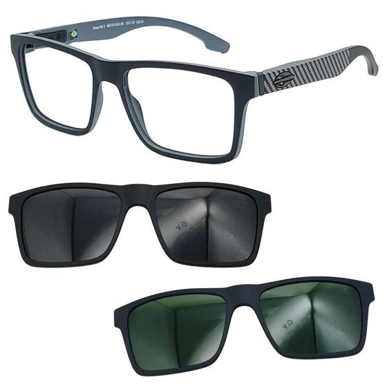 Imagem de Oculos Mormaii Swap NG 2 6153 AGA com 2 Clipons - Escolha