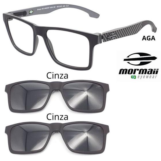 Imagem de Oculos Mormaii Swap NG AGA 6098 com 2 clipons - Você Escolhe