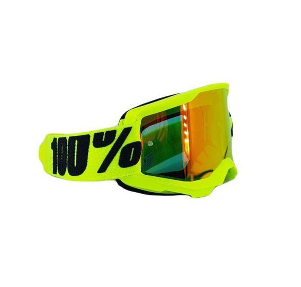 Imagem de Óculos Motocross Enduro Downhill 100% Strata 2 Goggle Espelhado