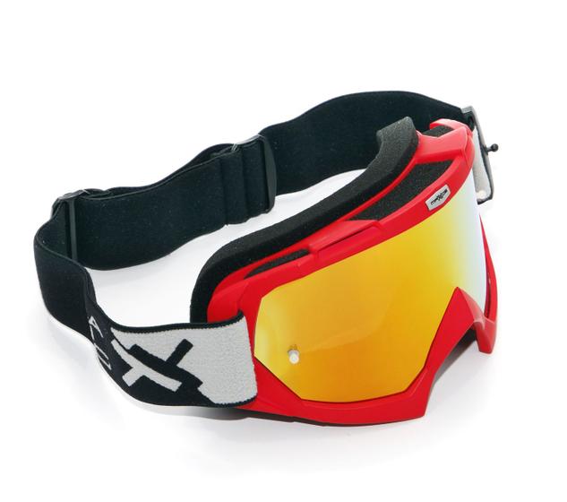 Imagem de Oculos Motocross Mattos Racing Combat Vermelho Espelhado