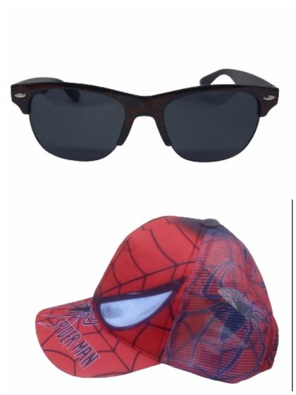Imagem de Oculos noco modelo , mais bone e relogio musical com led do homem aranha , novidade