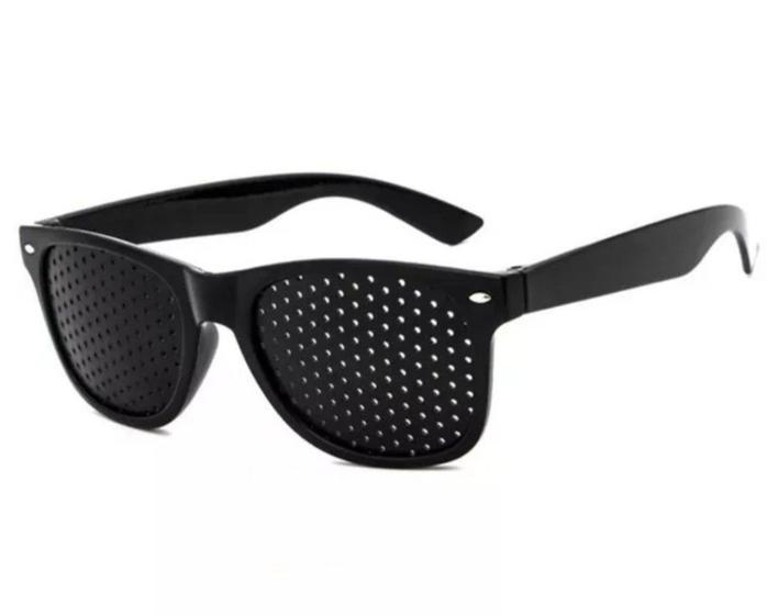 Óculos Pinhole Unisex Reticulado Furinhos -Miopia Menor preço em Óculos Pinhole Unisex Reticulado Furinhos -Miopia