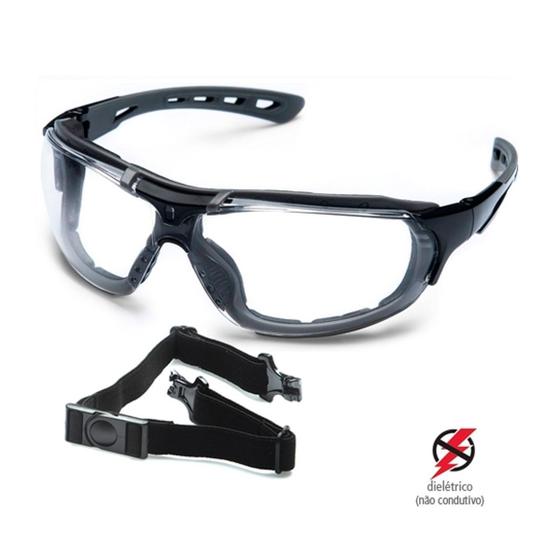 Imagem de Óculos Proteção Segurança Bike Roma SteelFlex