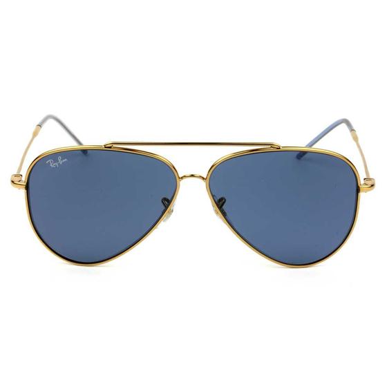 Imagem de Óculos Ray Ban Aviador Reverse Dourado Rose Azul RBR0101S 92023A 59 mm