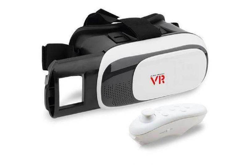 Imagem de Óculos Realidade Virtual 3D Com Controle - Vr Box 2.0