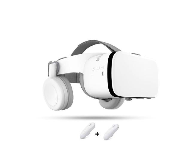 Óculos Realidade Virtual Bobo Branco Vr Z6 + 2 Controle Joystick Menor preço em Óculos Realidade Virtual Bobo Branco Vr Z6 + 2 Controle Joystick