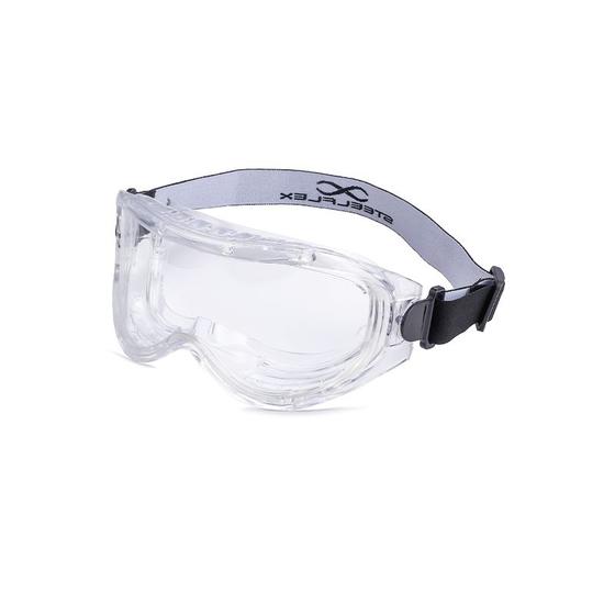 Imagem de Óculos Segurança Ampla Visão Em Pvc Incolor Swat Steelflex
