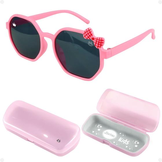 Imagem de oculos sol infantil rosa barbie menina vintage retrô