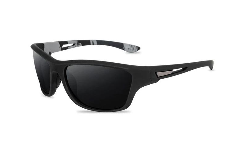 Imagem de Óculos Sol Masculino Polarizado Anti Reflexo Pescaria Esportivo Premium Uv400 Preto
