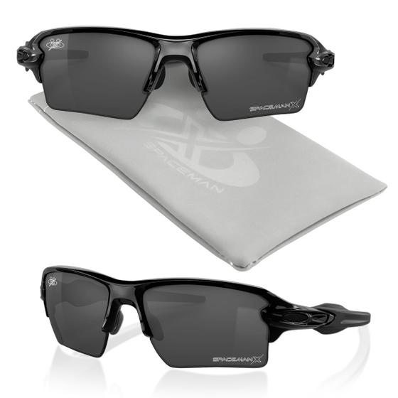 Imagem de Oculos sol masculino preto proteção polarizado uv + case praia qualidade premium polarizado verão